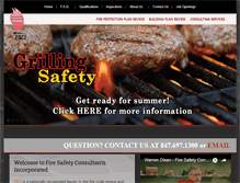 Tablet Screenshot of firesafetyfsci.com